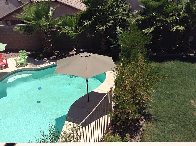 Pool View from Balcony