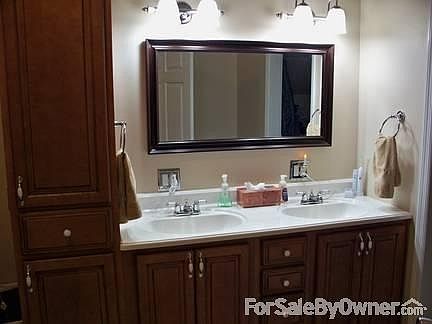 Master bath vanity