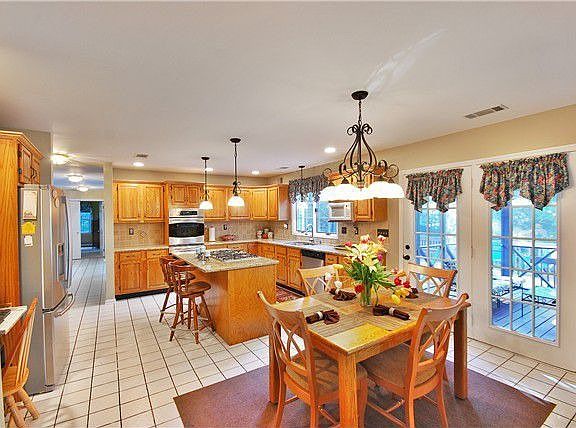 Updated kitchen with granite counter tops