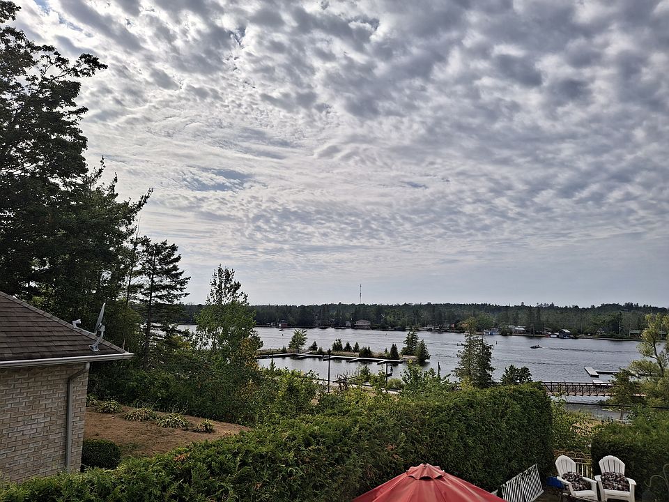 View from private balcony. Overlooking Sturgeon Lake