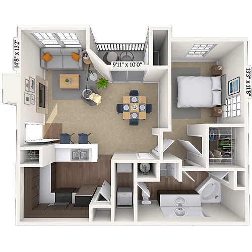 Floor plan Catamaran