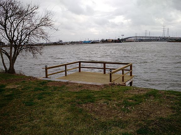 Shared dock nextdoor.