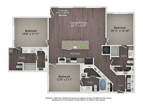 Floor plan The Sundown