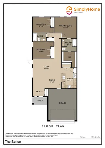 Floor plan 2013 Oakwood Forest Drive
