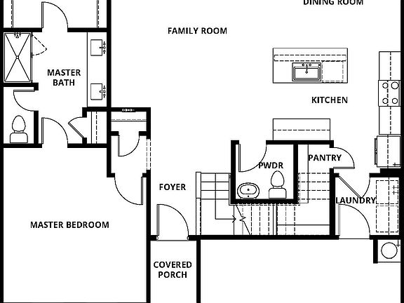 First floor layout of the Murray.