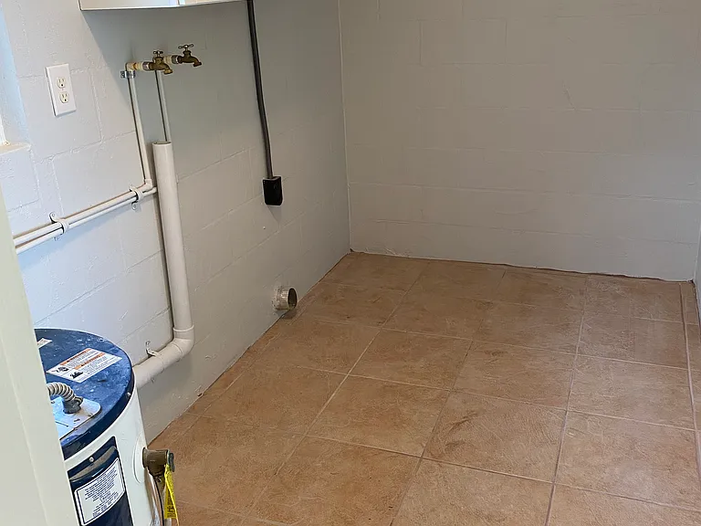 Indoor laundry.