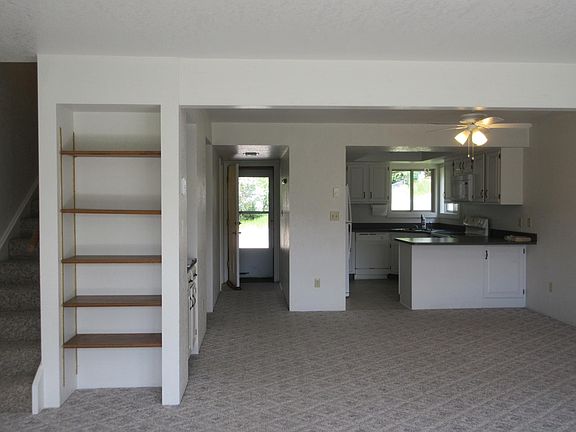 View back toward kitchen and entry