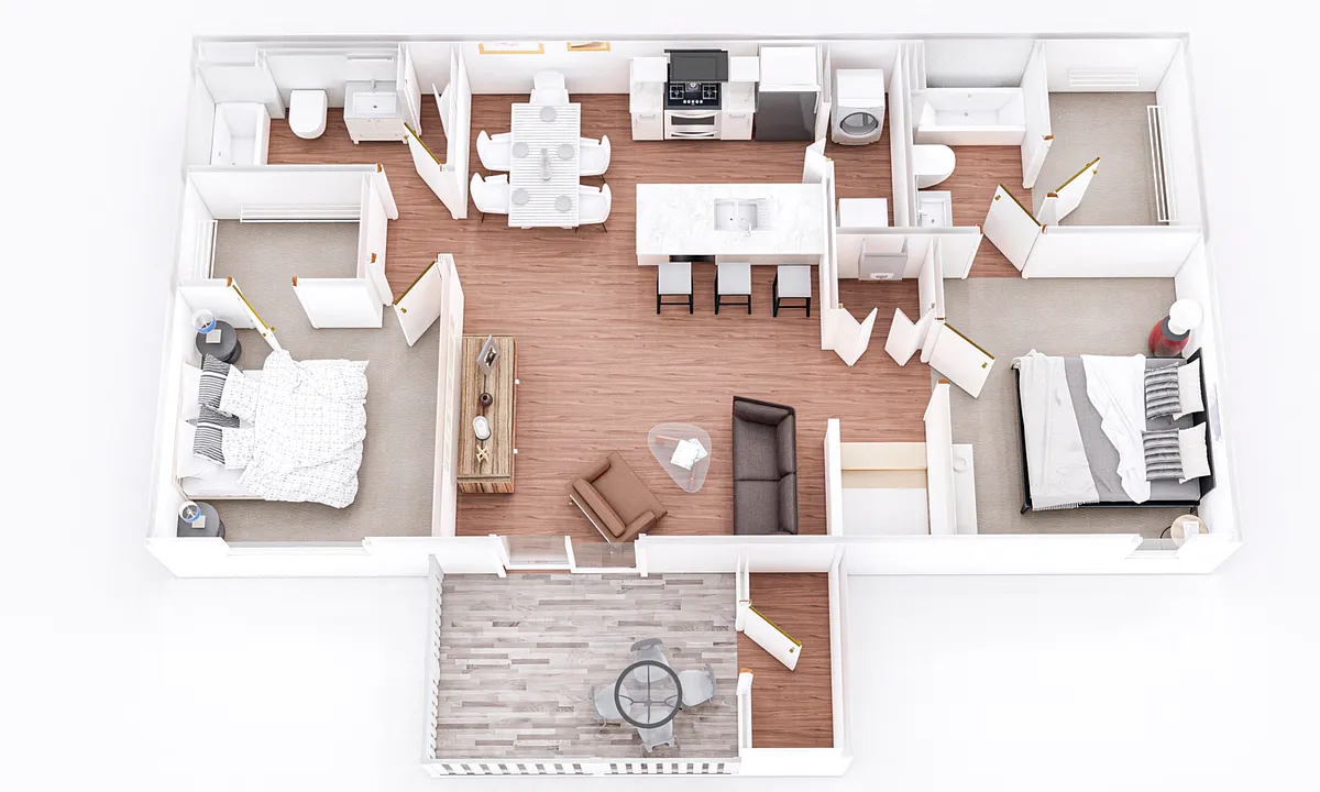 Floor plan Chestnut 1