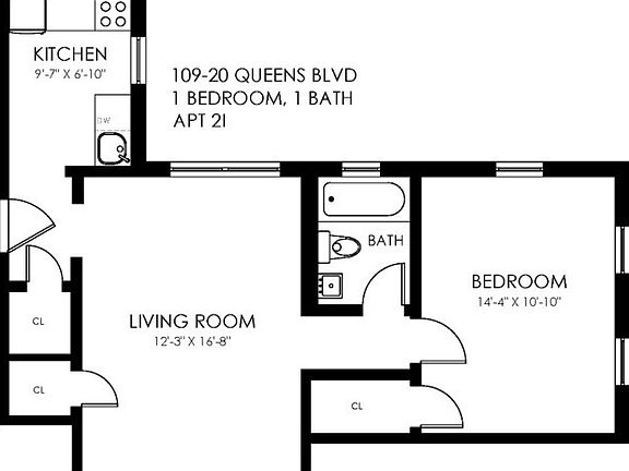 2nd image of 109-20 Queens Blvd APT 4K