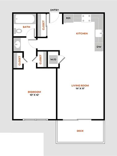 Floor plan Plan 1C