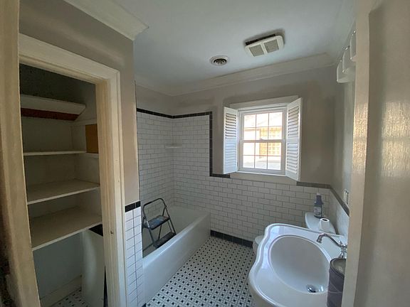 Bathroom #1 with linen closet