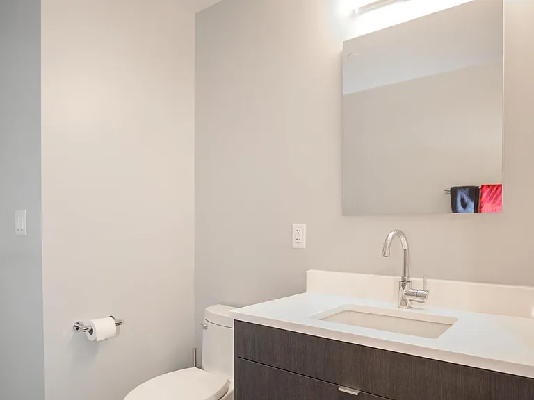 Hallway bathroom