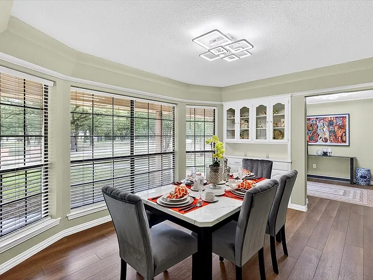 Overlooking the park like setting of your front yard.