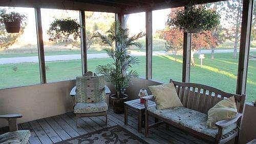 Large Screen Porch off Kitchen