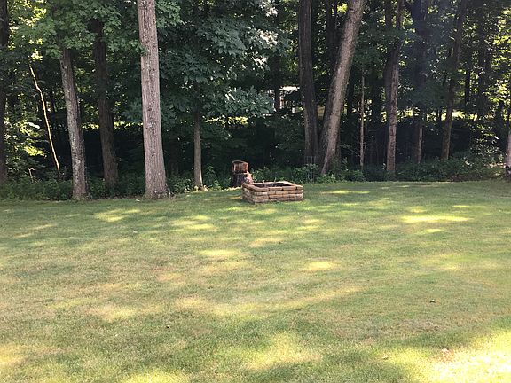 Backyard with ravine