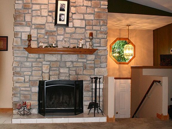 Wood Burning Fireplace