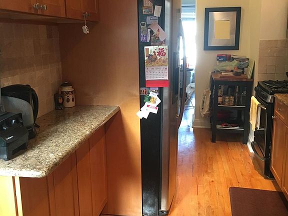 Kitchen facing the living room