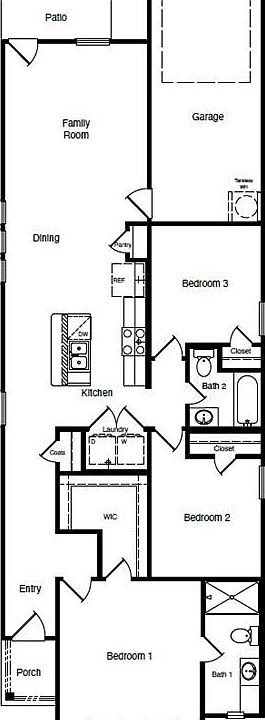 D.R. Horton''s Acorn floorplan - All Home and community information, including pricing, included features, terms, availability and amenities, are subject to change at any time without notice or obligation. All Drawings, pictures, photographs, video, square footages, floor plans, elevations, features, colors and sizes are approximate for illustration purposes only and will vary from the homes as built.