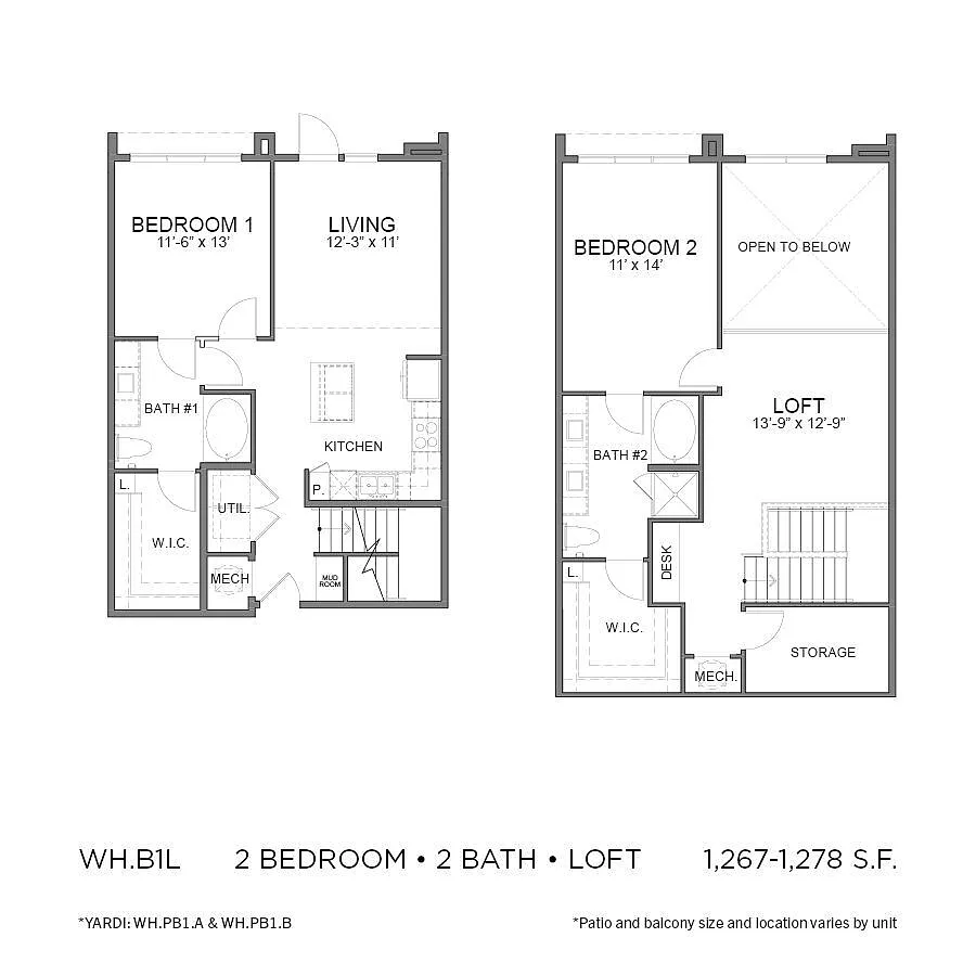 Floor plan WH.B1L