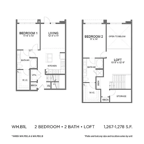Floor plan WH.B1L