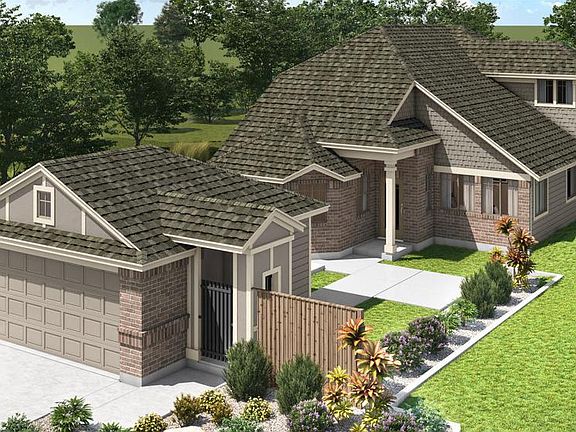 Elevation B with Garage D