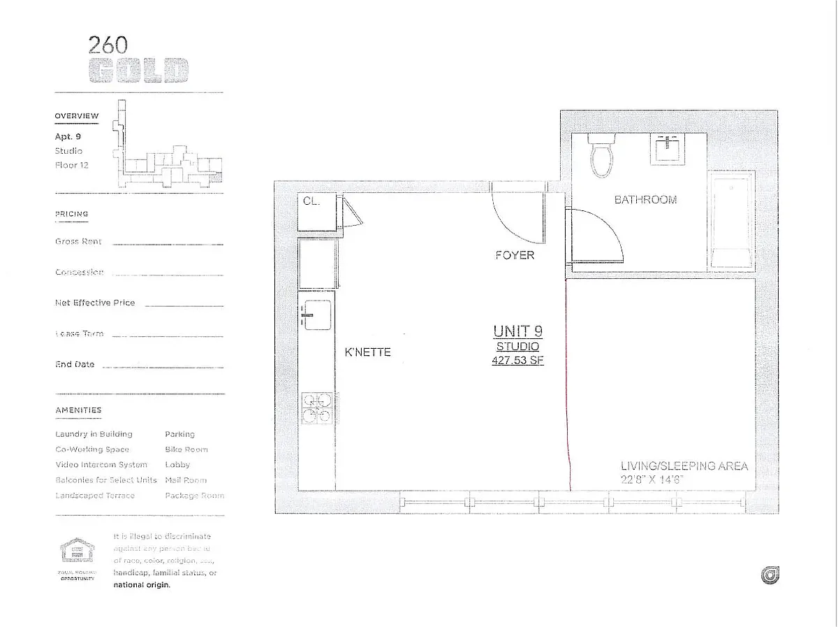 Photo 2 of 25 - 260 Gold St #L1209 - Brooklyn, NY Building Photo - 260 Gold St #L1209
