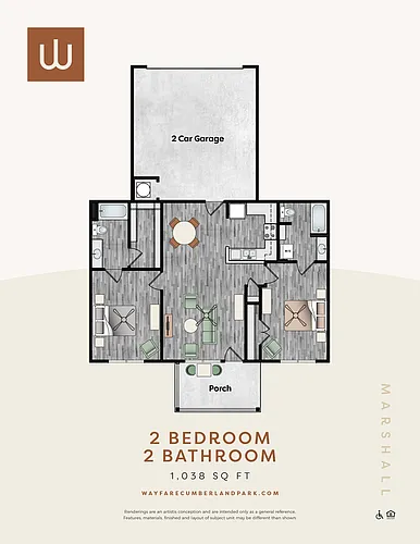 Floor plan Marshall