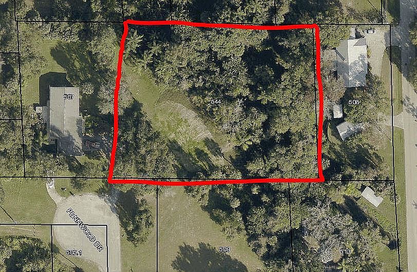 Aerial view of boundaries