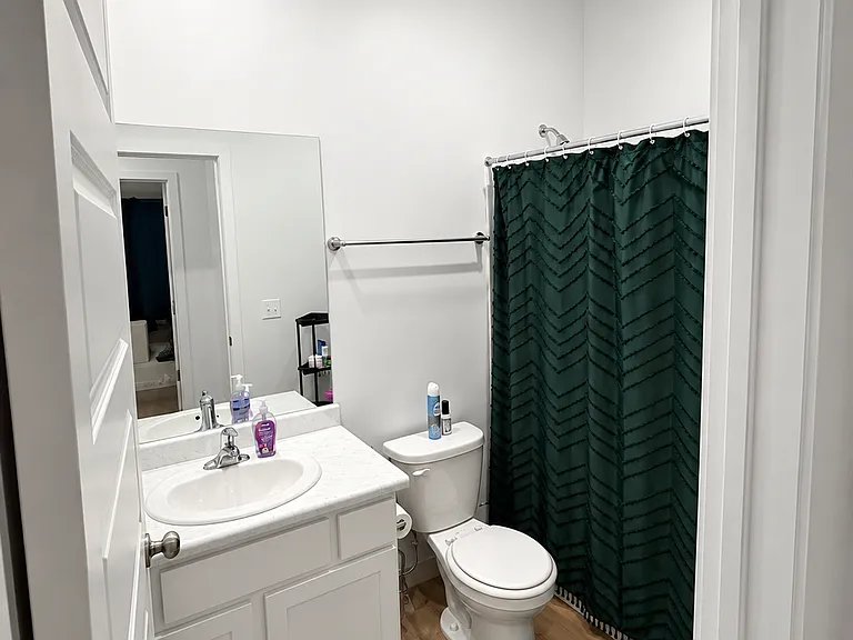 Fully furnished bathroom