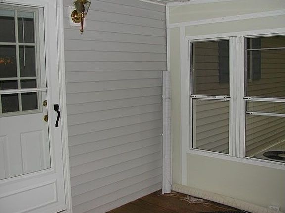 enclosed back porch