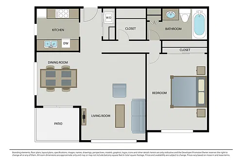 Floor plan Plan 1C