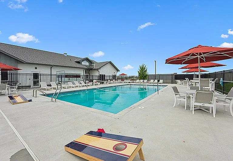 Cornhole on Pool Deck