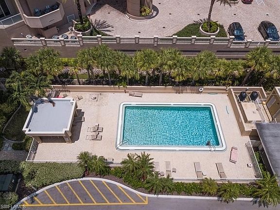 Community pool and cabana