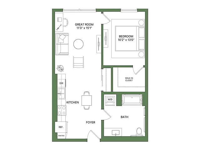Floor plan A12-A