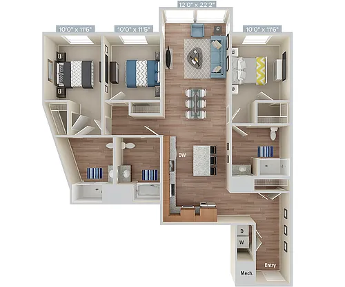 Floor plan 415