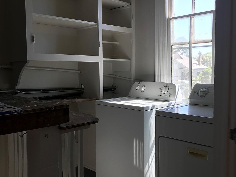 Laundry room off the kitchen (W/D provided and maintained) and storage