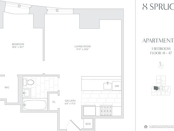 2nd image of 8 Spruce St APT 46U