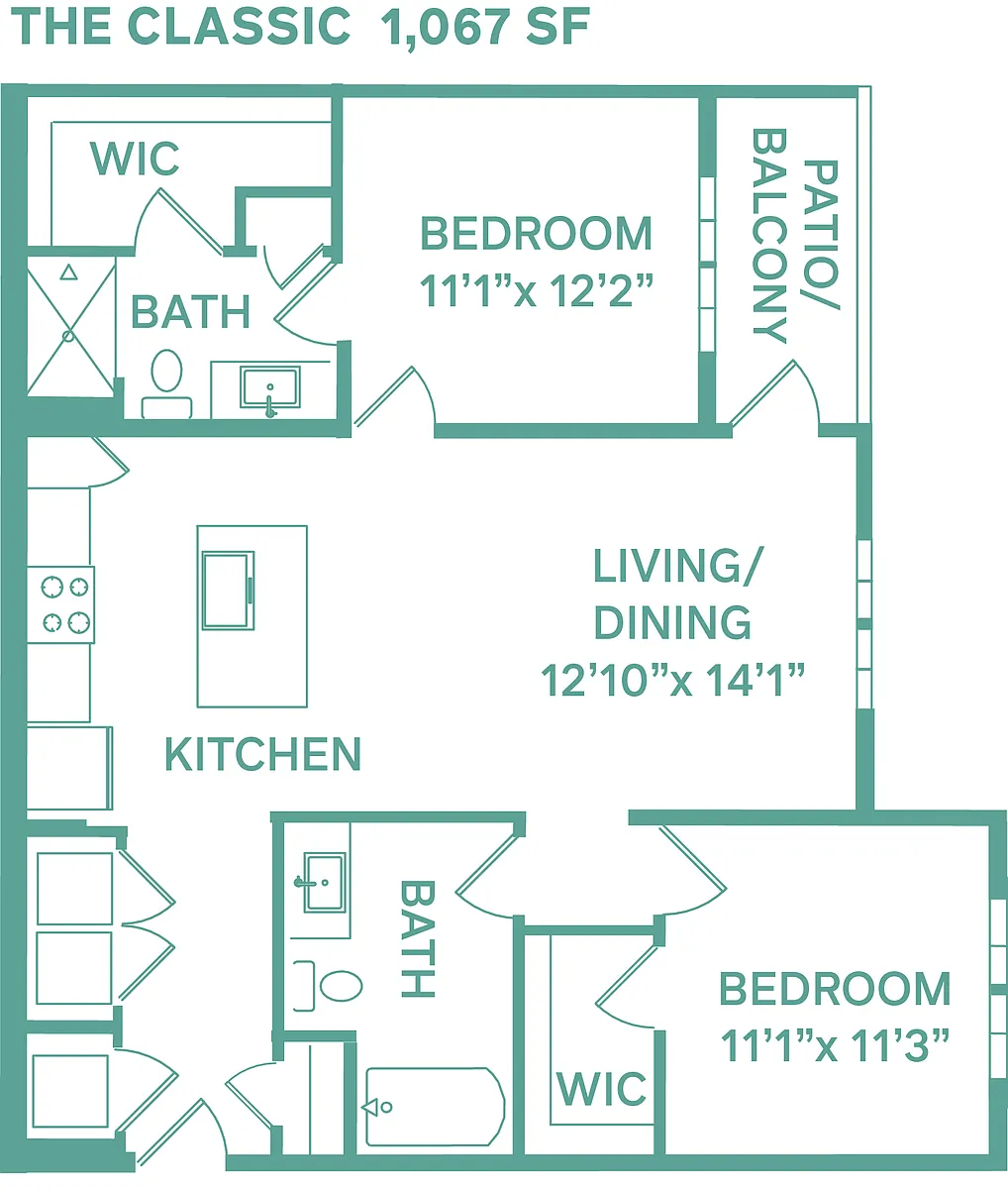 Floor plan Classic (Classic B1)