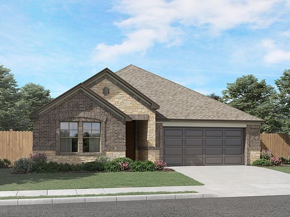 Front exterior render, elevation C.