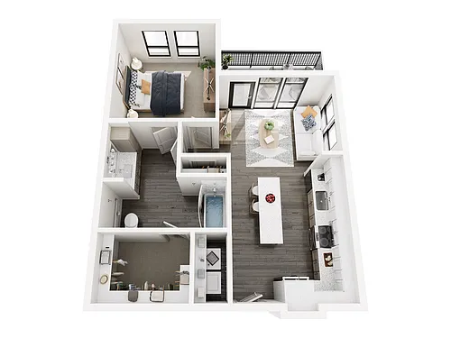 Floor plan A1 ADA