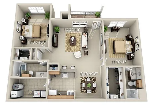 Floor plan B3S