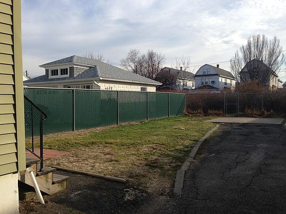 rear yard and parking