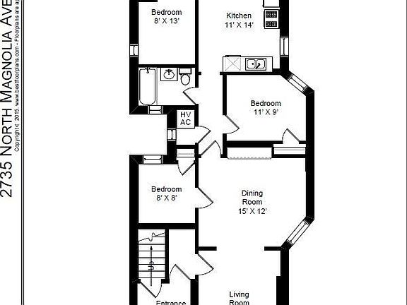 2nd image of 2735 N Magnolia Ave #1E