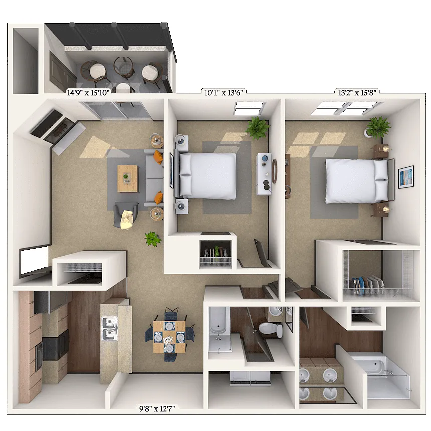Floor plan Woodward