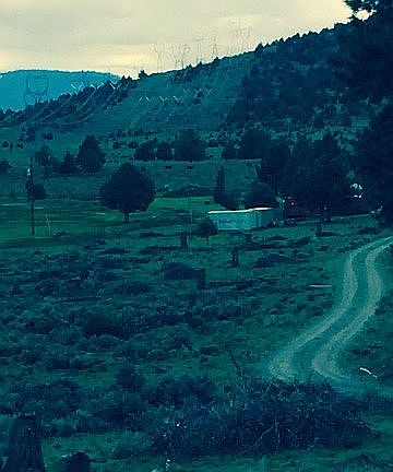 View from mid property