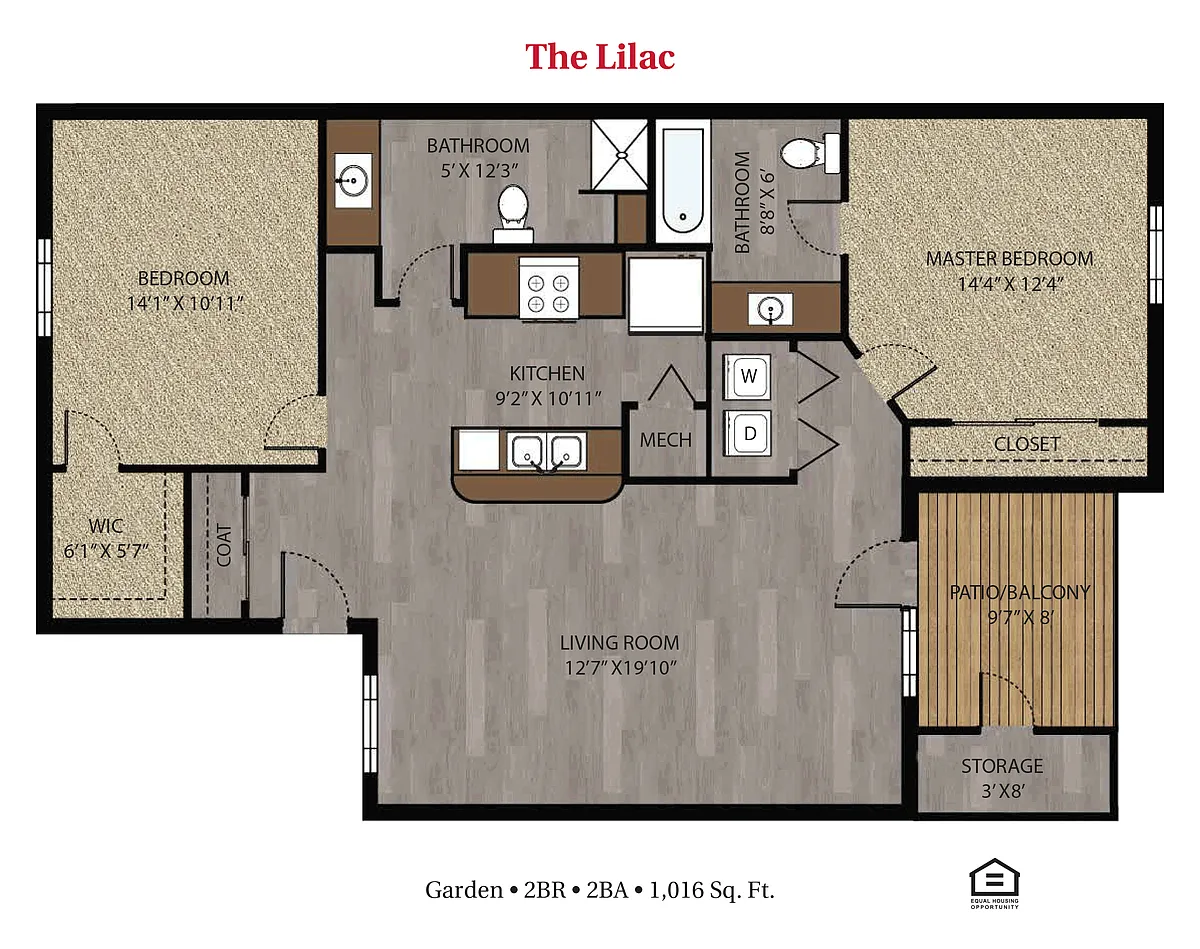 Floor plan The Lilac