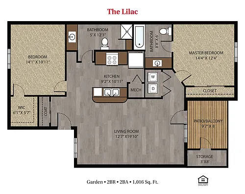 Floor plan The Lilac