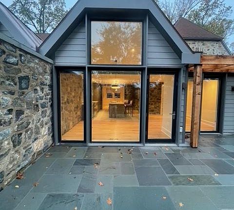 Kitchen from patio.