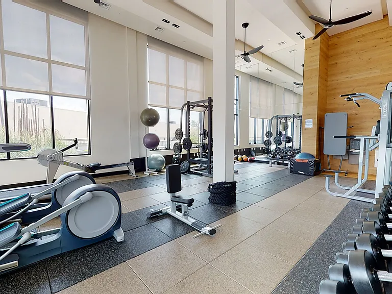 Ample fitness options in the onsite fitness studio