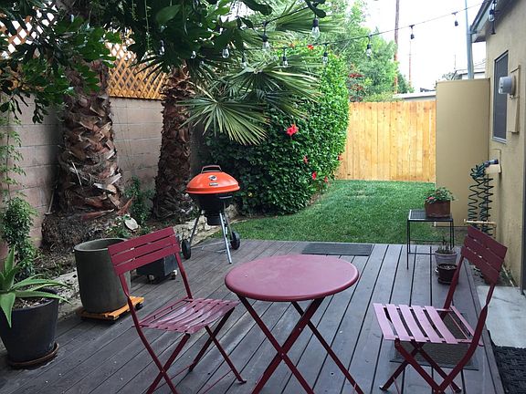 Private outdoor patio